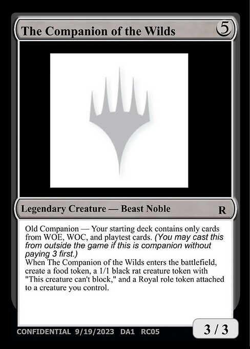 The Companion of the Wilds — Unknown Event RC05b