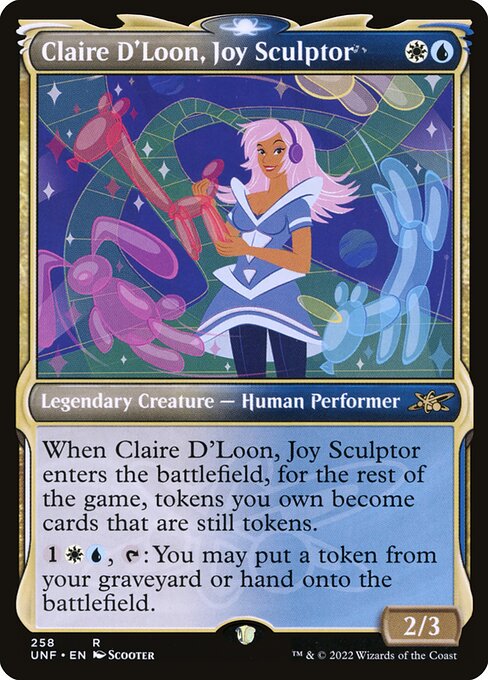 Claire D'Loon, Joy Sculptor — Unfinity 258