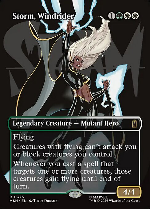 Storm, Windrider — Marvel Super Heroes 375