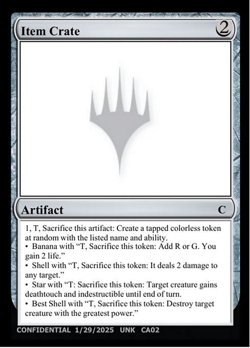 Item Crate — Unknown Event CA02c