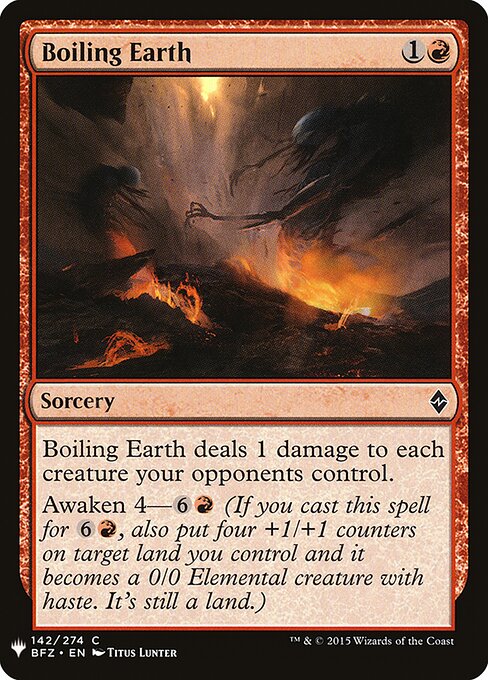 Terra Fervente — The List BFZ-142