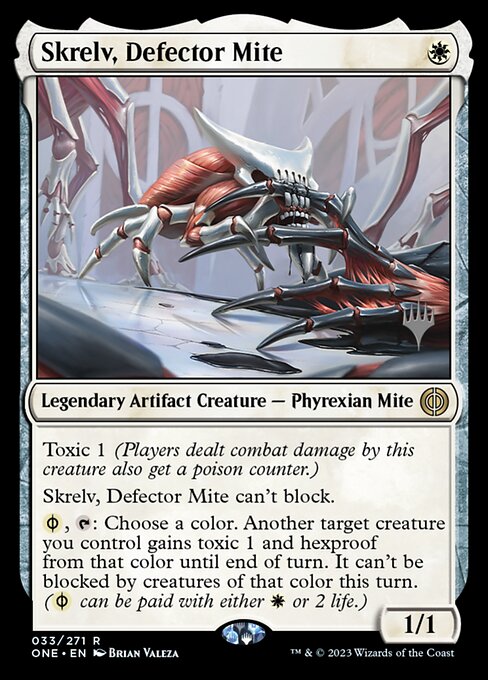 Skrelv, Ácaro Desertor — Phyrexia: All Will Be One Promos 33p