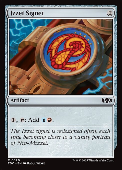 Sinete Izzet — Tarkir: Dragonstorm Commander 320