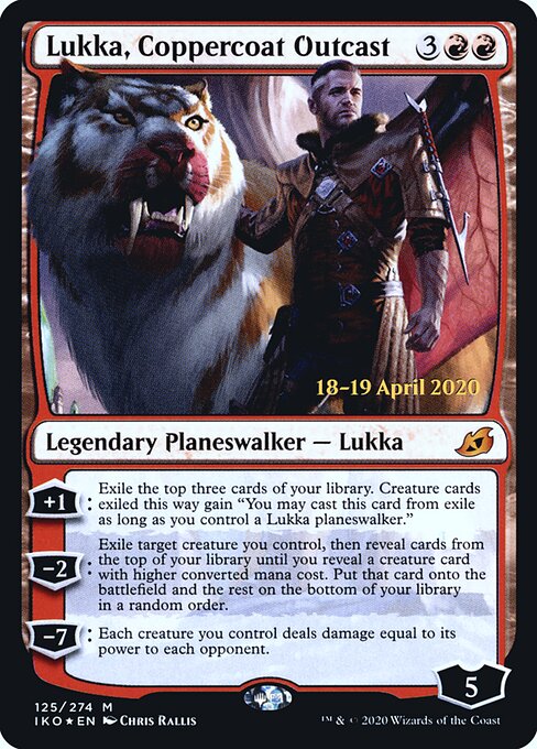 Lukka, Pária Gibão de Cobre — Ikoria: Lair of Behemoths Promos 125s