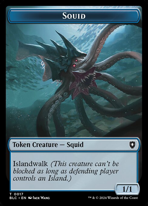 Squid — Bloomburrow Commander Tokens 17