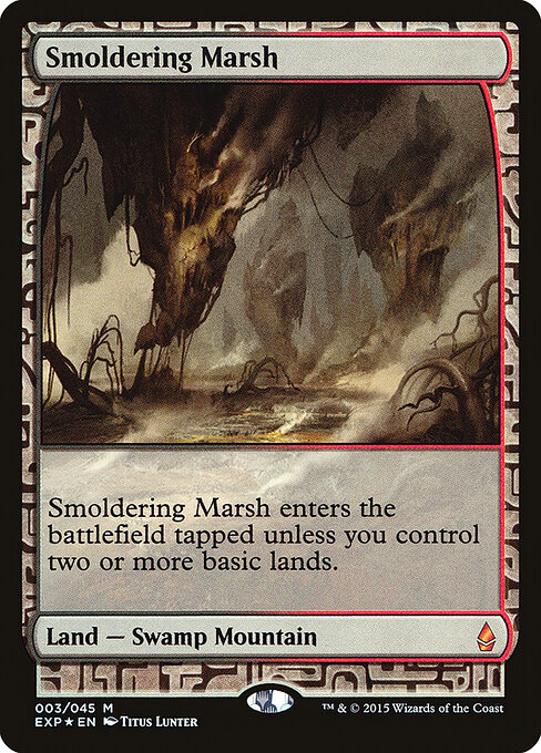 Pântano Ardente — Zendikar Expeditions 3