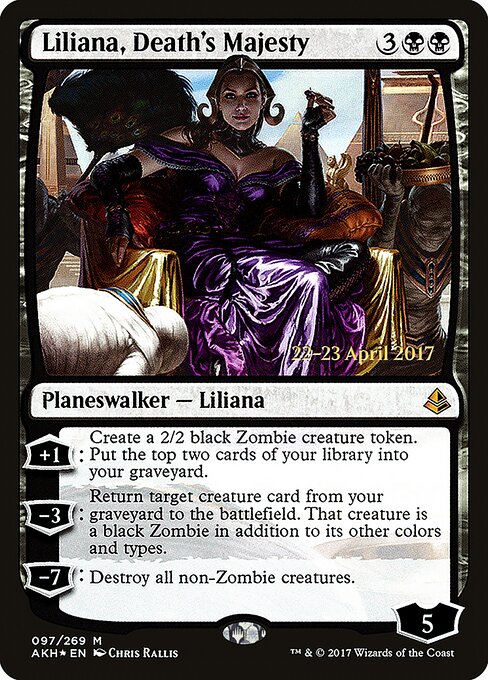 Liliana, Majestade da Morte — Amonkhet Promos 97s