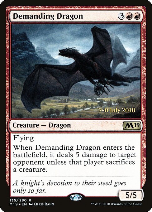 Dragão Reivindicativo — Core Set 2019 Promos 135s
