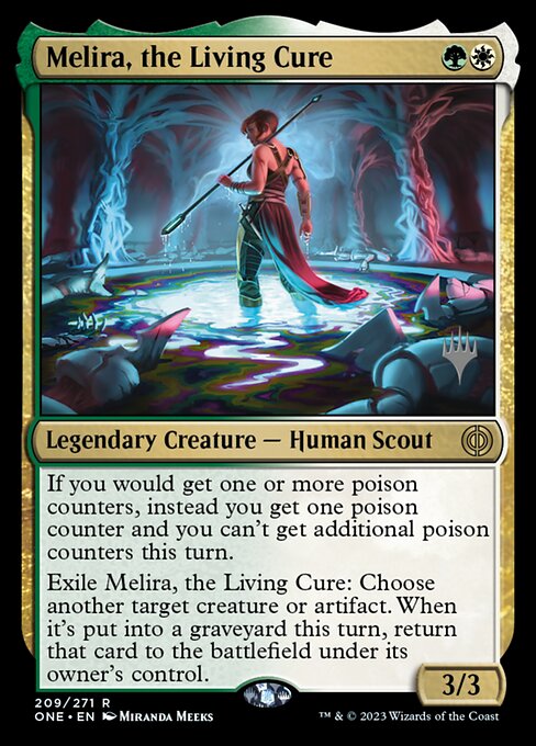 Melira, a Cura Viva — Phyrexia: All Will Be One Promos 209p
