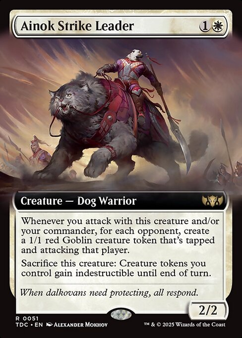 Ainok Strike Leader — Tarkir: Dragonstorm Commander 51