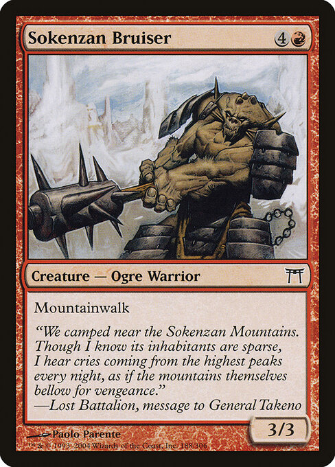 Esmagador de Sokenzan — Champions of Kamigawa 188