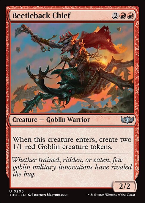 Beetleback Chief — Tarkir: Dragonstorm Commander 205