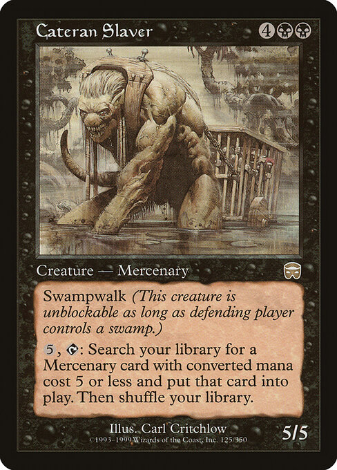 Escravagista Cateran — Mercadian Masques 125