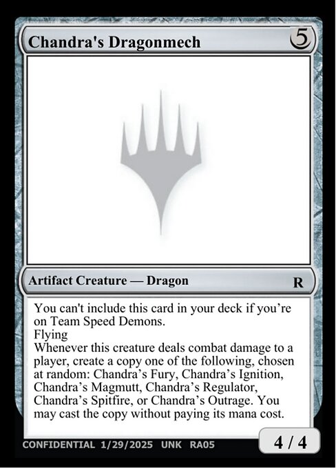Chandra's Dragonmech — Unknown Event RA05d