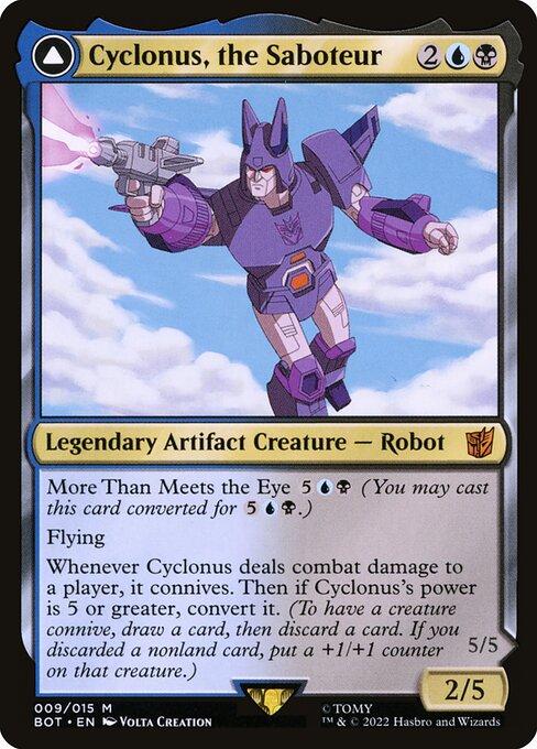 Cyclonus, the Saboteur — Transformers 9