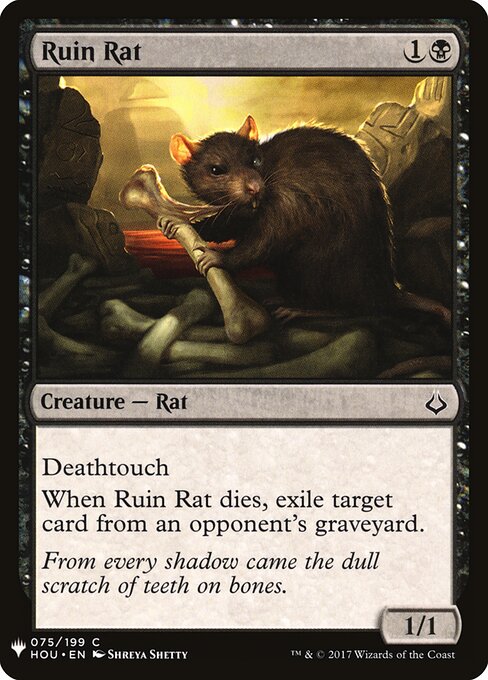 Rato da Ruína — The List HOU-75