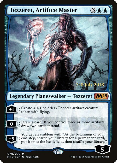 Tezzeret, Mestre Artífice — Core Set 2019 Promos 79s