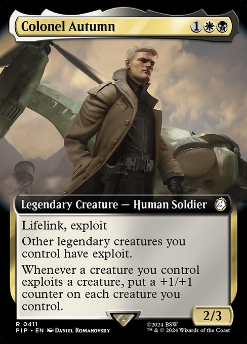 Colonel Autumn — Fallout 411