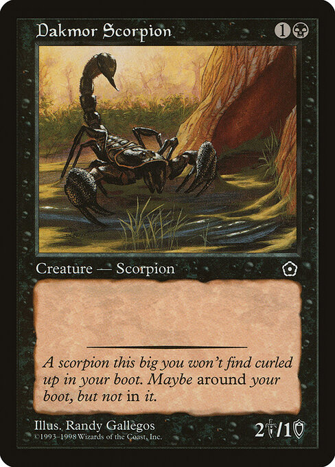 Dakmor Scorpion — Portal Second Age 70