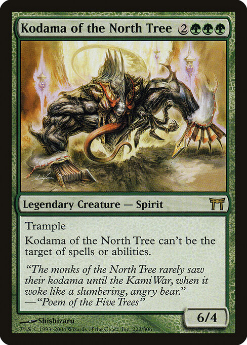 Kodama da Árvore do Norte — Champions of Kamigawa 222