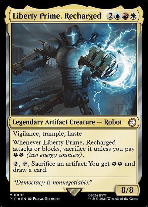 Liberty Prime, Recharged — Fallout 5