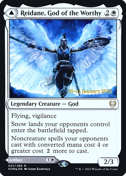 Reidane, God of the Worthy — Kaldheim Promos 21s