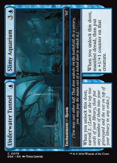 Underwater Tunnel // Slimy Aquarium — Duskmourn: House of Horror 79