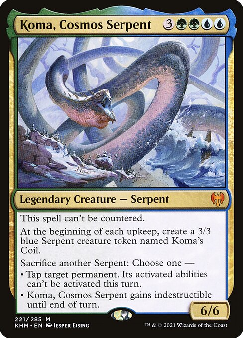 Koma, Serpente Cósmica — Kaldheim 221