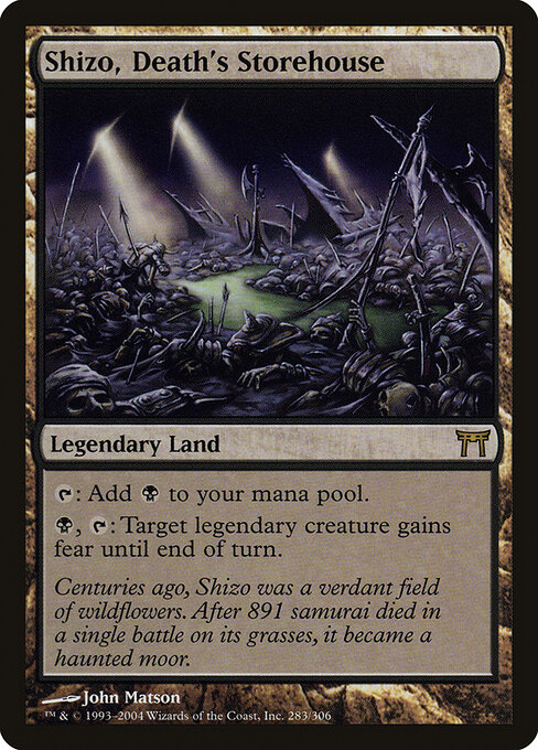 Shizo, o Armazém da Morte — Champions of Kamigawa 283