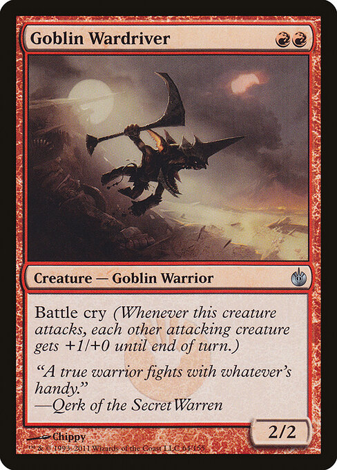 Fomentador de Guerra Goblin — Mirrodin Besieged 64