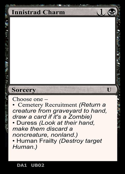 Innistrad Charm — Unknown Event UB02c