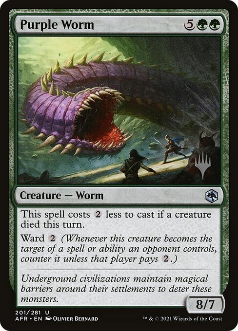 Verme Púrpura — Adventures in the Forgotten Realms Promos 201p