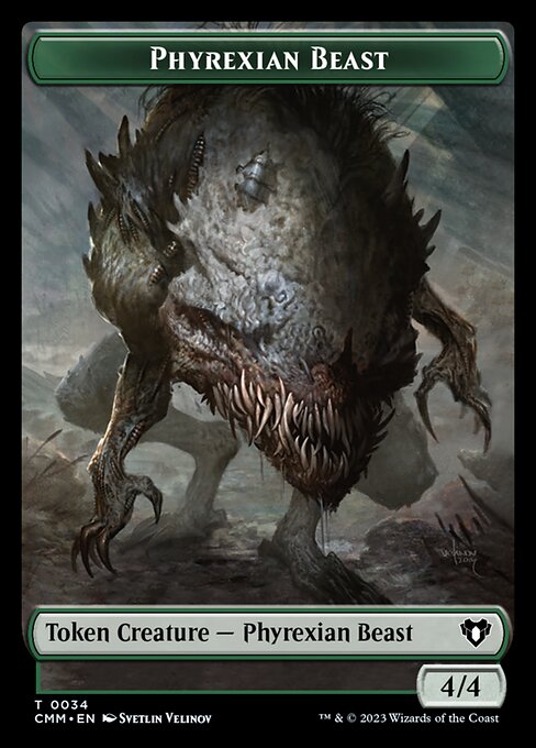 Phyrexian Beast — Commander Masters Tokens 34