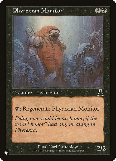 Monitor Phyrexiano — The List UDS-64