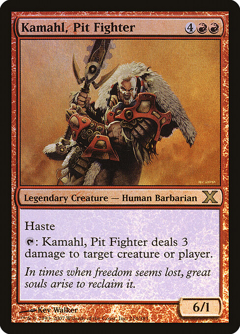 Kamahl, Lutador da Liça — Tenth Edition 214★