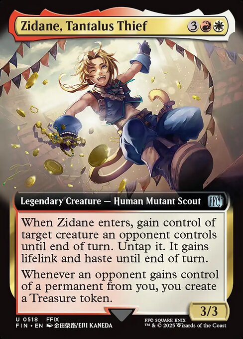 Zidane, Tantalus Thief — Final Fantasy 518