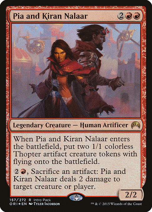 Pia e Kiran Nalaar — Magic Origins Promos 157