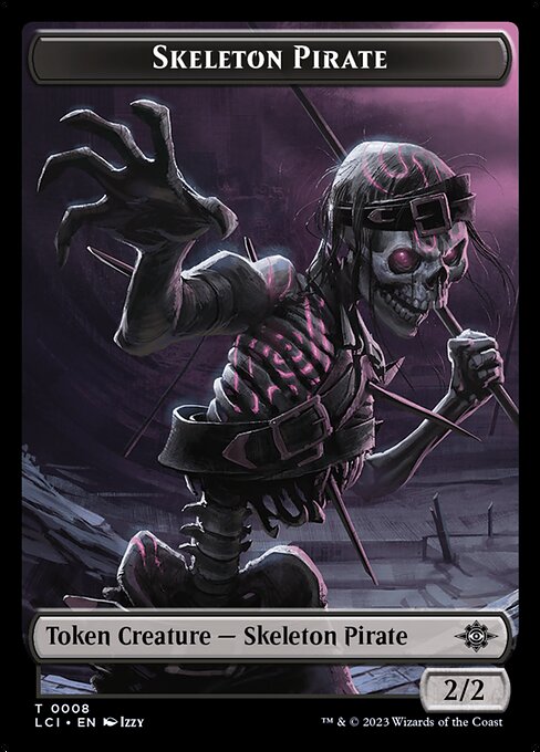 Skeleton Pirate — The Lost Caverns of Ixalan Tokens 8
