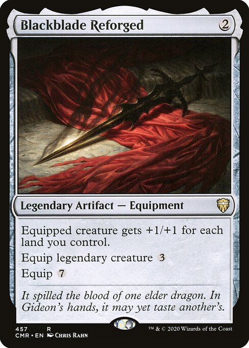 Lâmina Negra Reforjada — Commander Legends 457