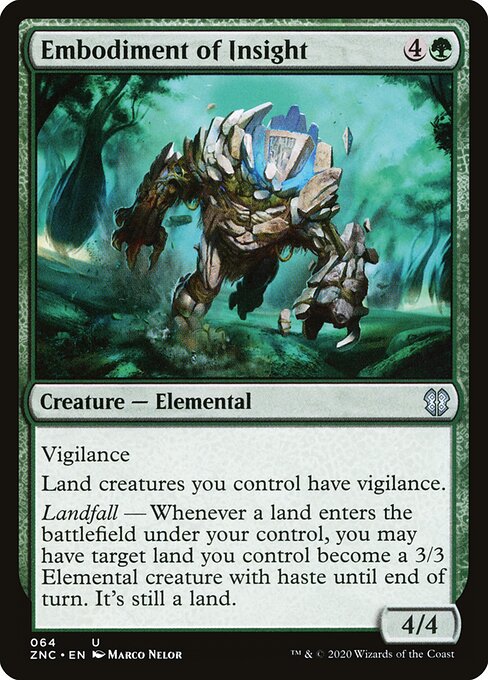 Encarnação do Discernimento — Zendikar Rising Commander 64