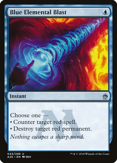 Maldição do Elemental Azul — Masters 25 43