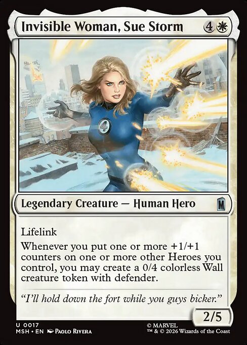 Invisible Woman, Sue Storm — Marvel Super Heroes 17