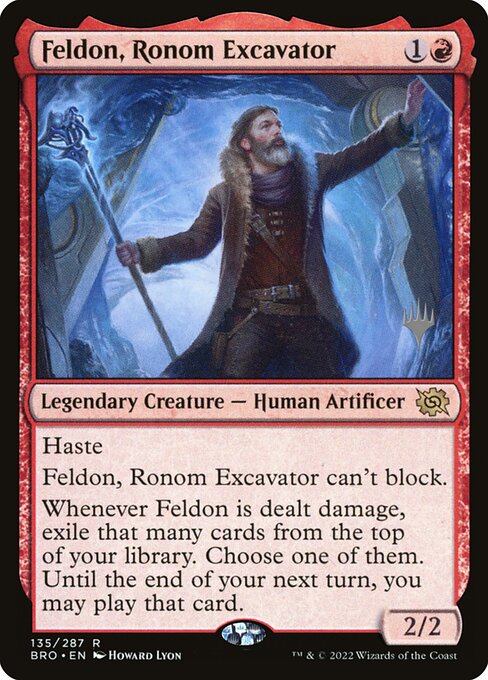 Feldon, Escavador de Ronom — The Brothers' War Promos 135p