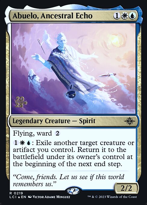 Abuelo, Eco Ancestral — The Lost Caverns of Ixalan Promos 219s