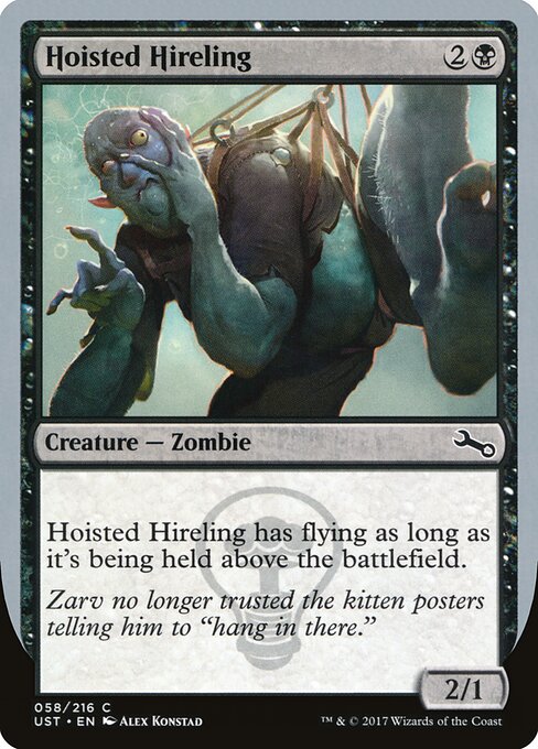 Hoisted Hireling — Unstable 58