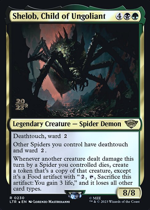 Laracna, Filha de Ungoliant — Tales of Middle-earth Promos 230s