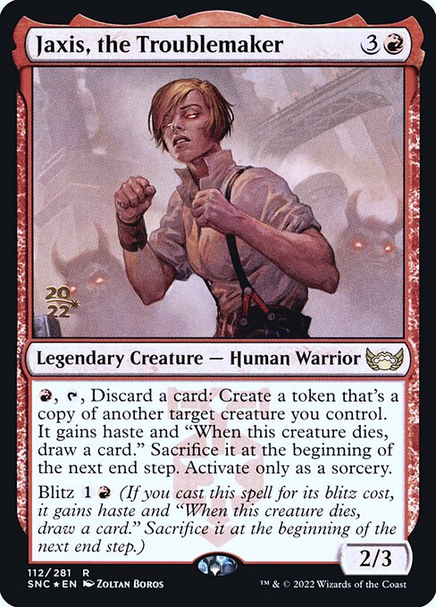 Jaxis, a Desordeira — Streets of New Capenna Promos 112s