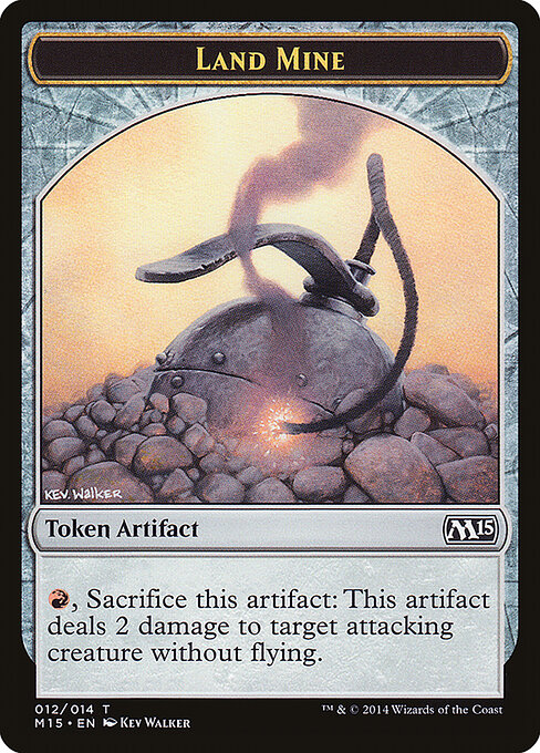 Land Mine — Magic 2015 Tokens 12