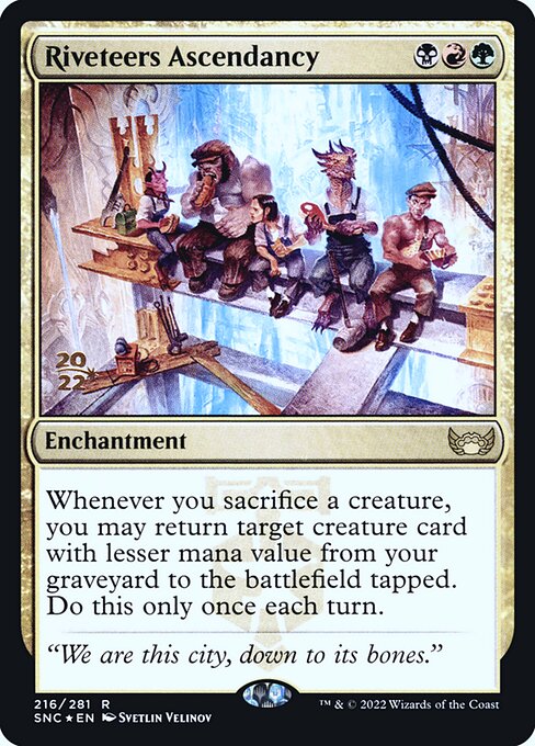 Domínio dos Rebiteiros — Streets of New Capenna Promos 216s