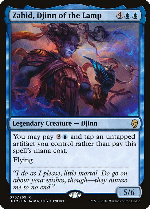 Zahid, Gênio da Lâmpada — Dominaria 76